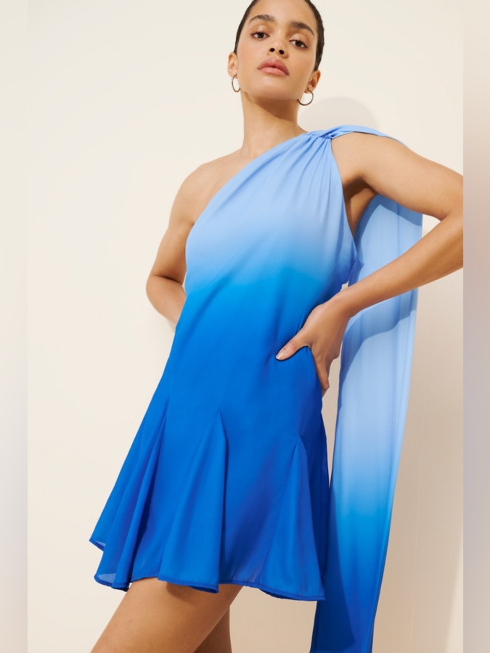 Baobab Ari Neck Scarf Mini Dress